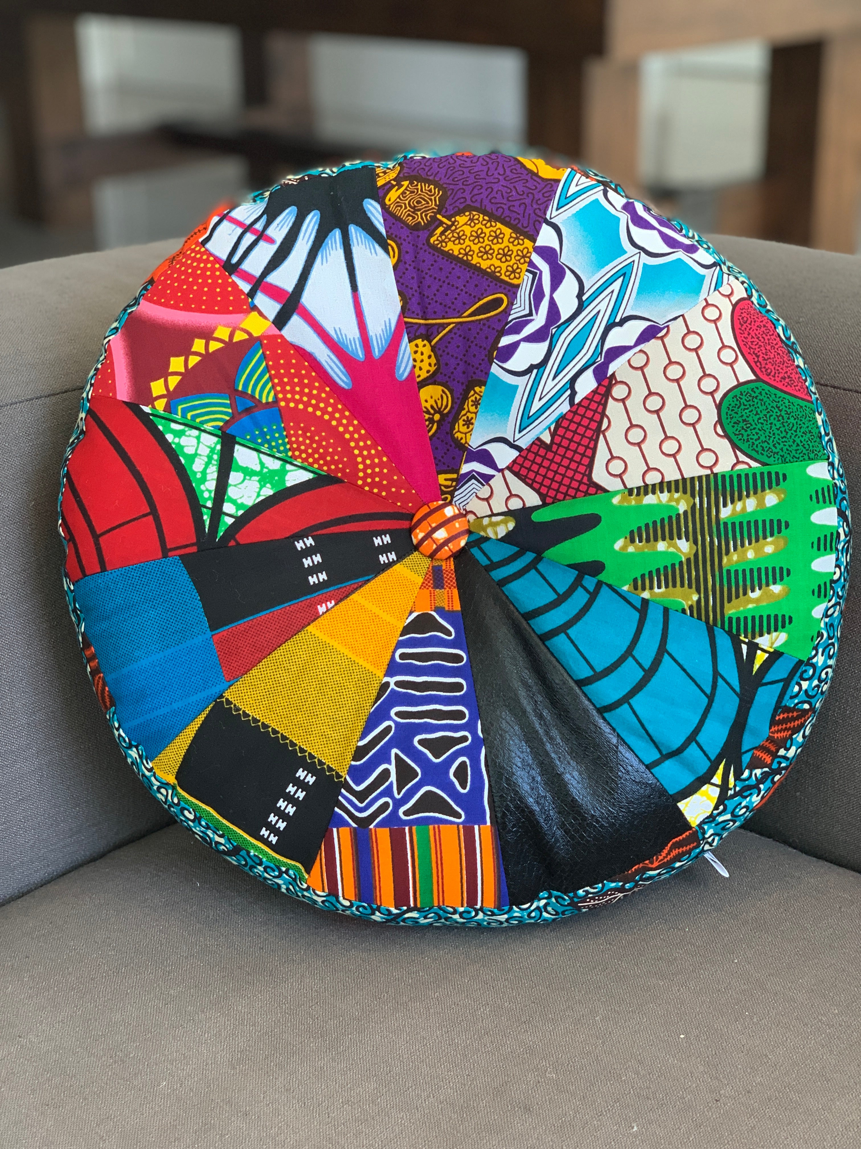 Round pinwheel sales cushion