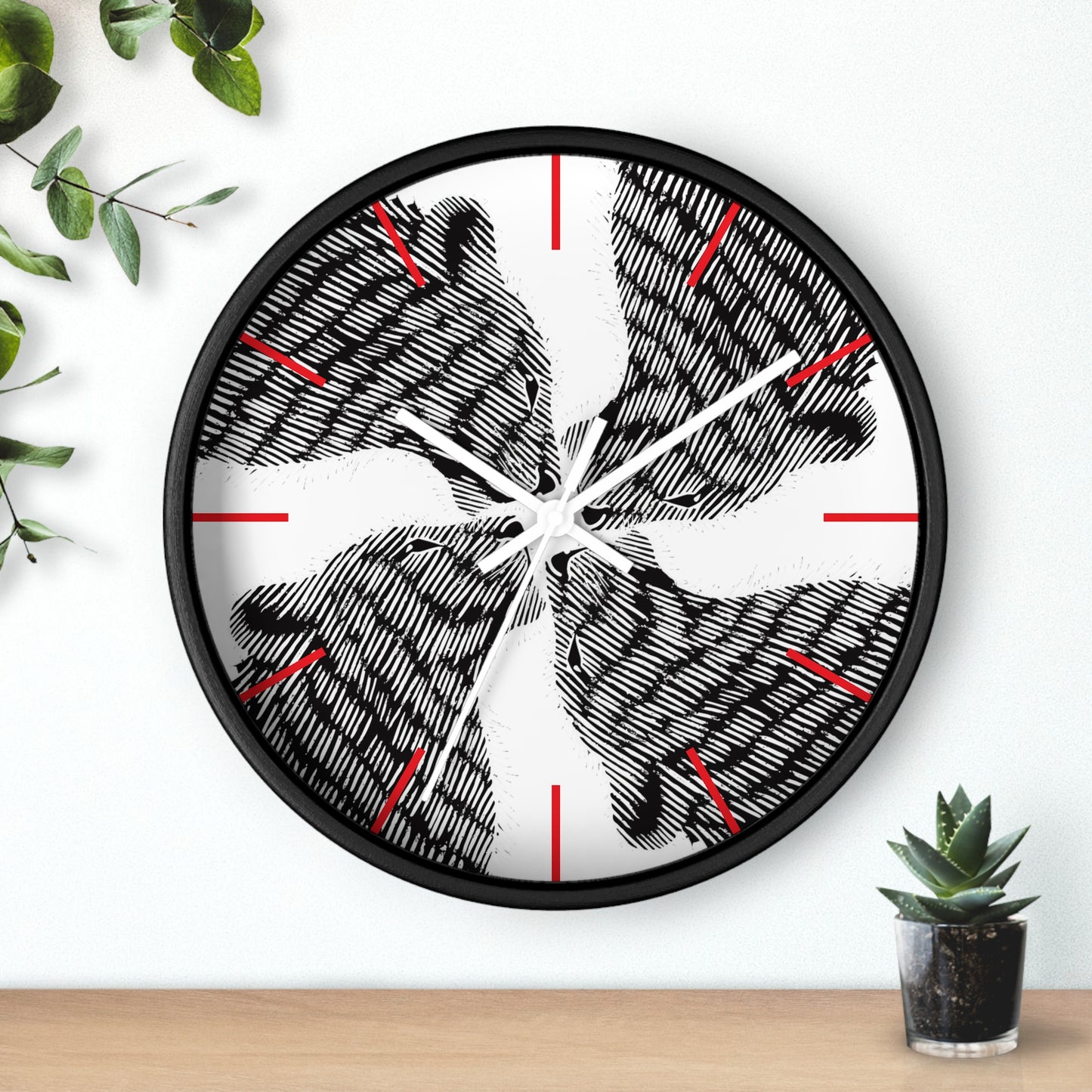 HoN 'Big Cats' Wall Clock