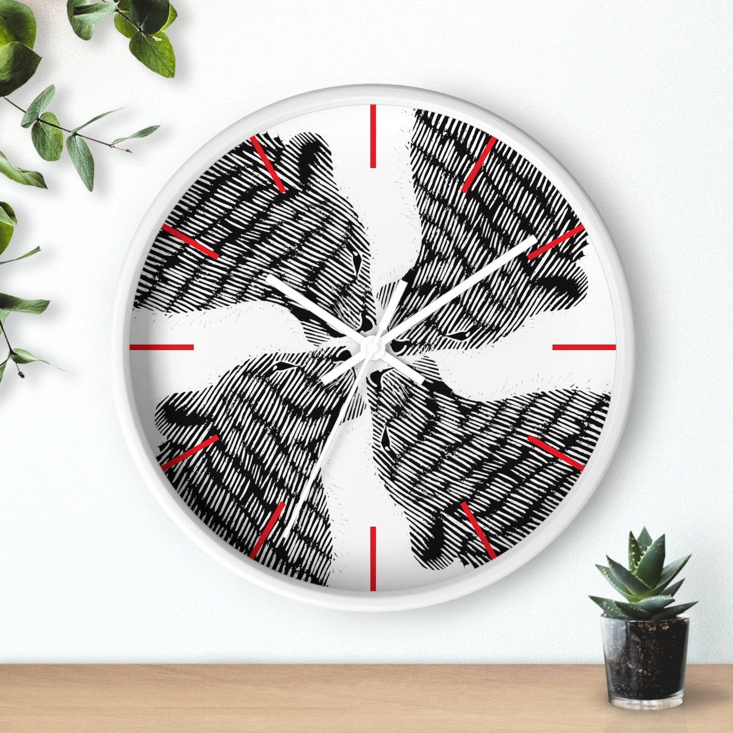 HoN 'Big Cats' Wall Clock