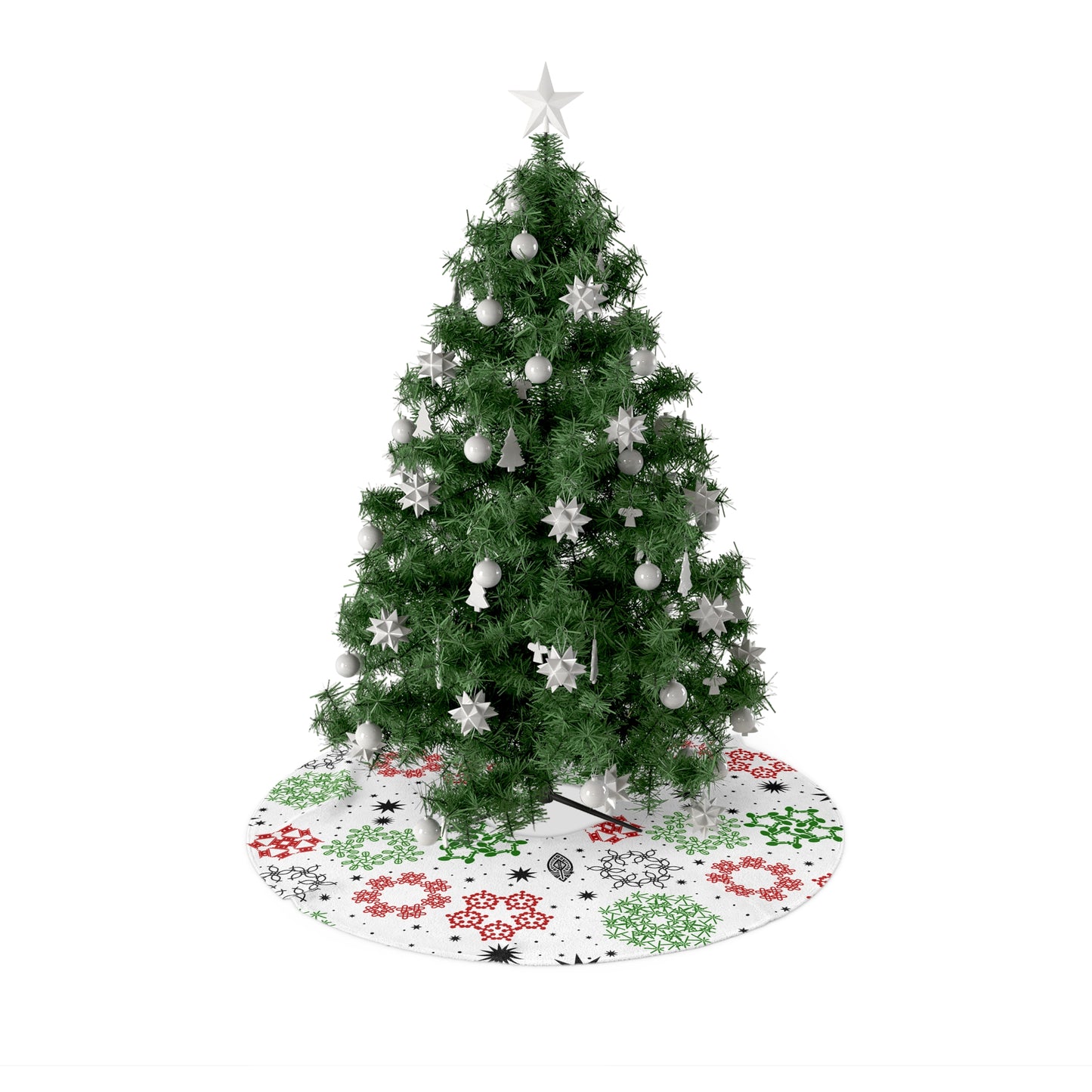 Tree Skirts - Kwanzaa Snowflakes