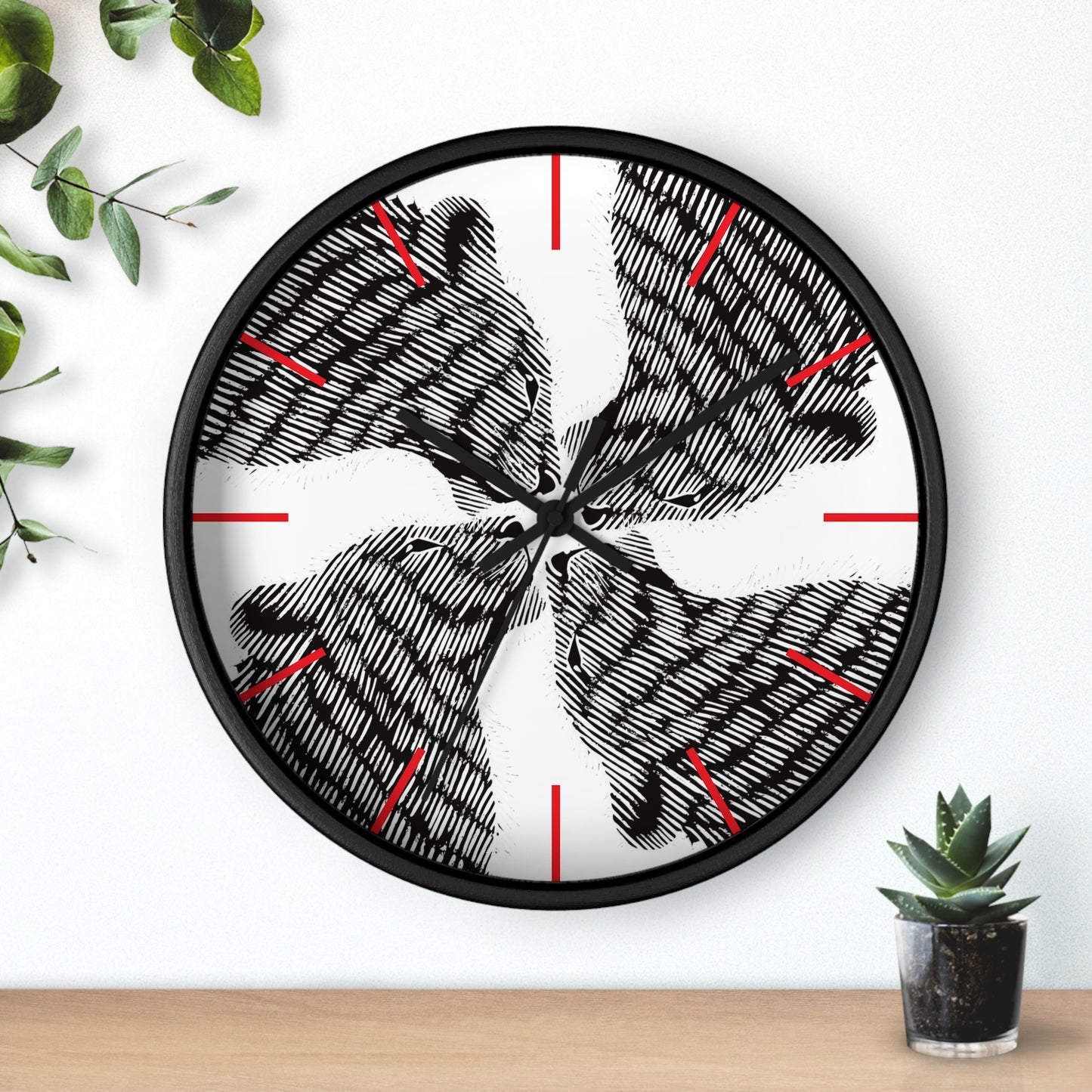HoN 'Big Cats' Wall Clock