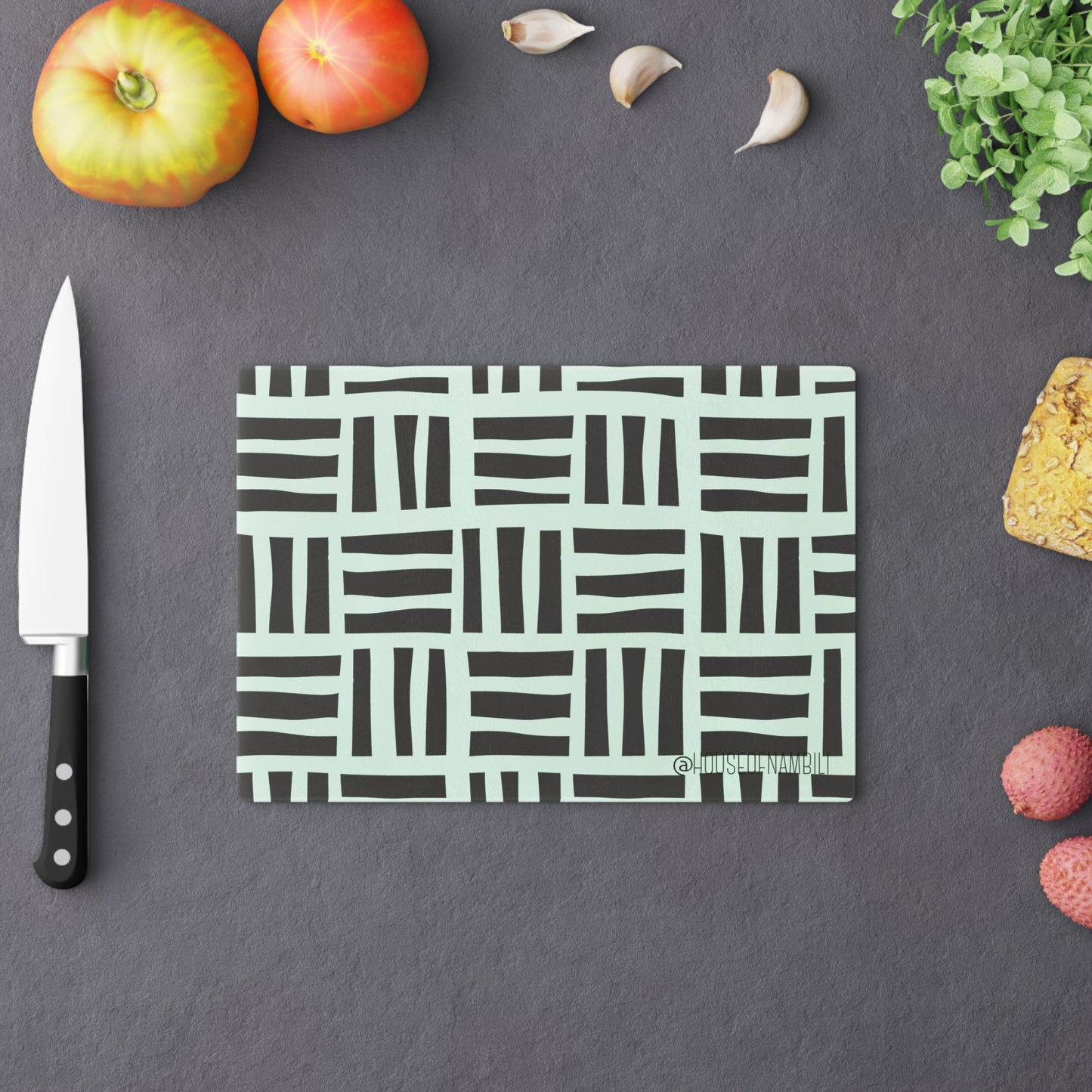 'Wealth & Luxury' Glass Chopping Block - 7