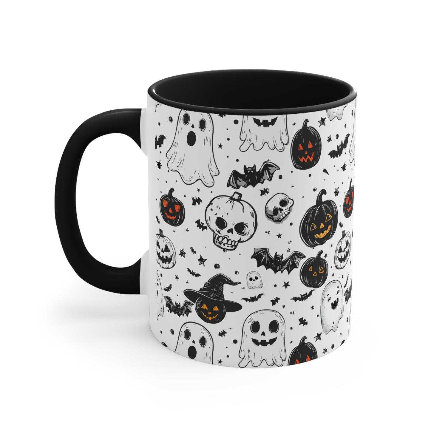 Halloween Mug - Ghost, PumpkinWitch Design