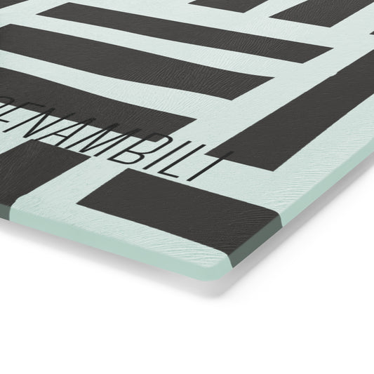 'Wealth & Luxury' Glass Chopping Block - 7