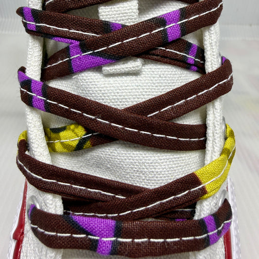 SewFresh Wax Print Laces - Brown/Purple