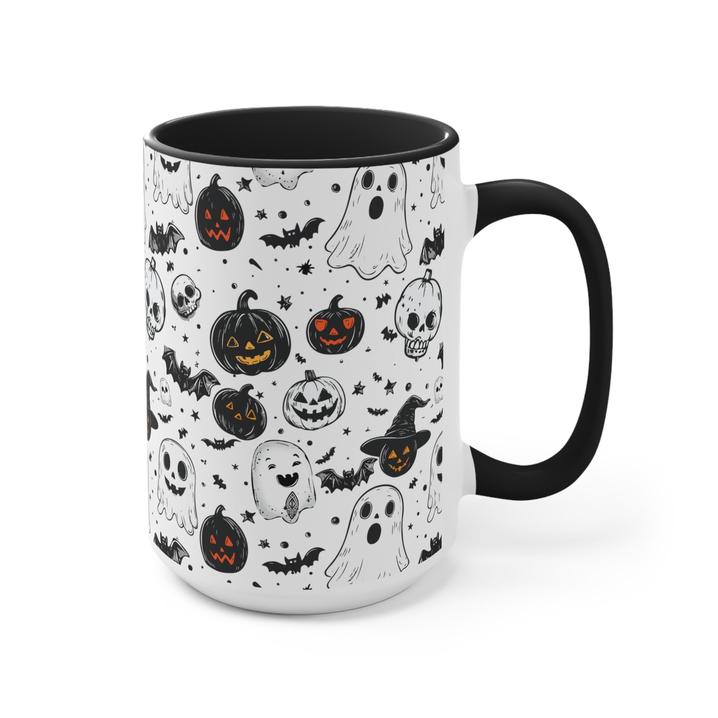 Halloween Mug - Ghost, PumpkinWitch Design