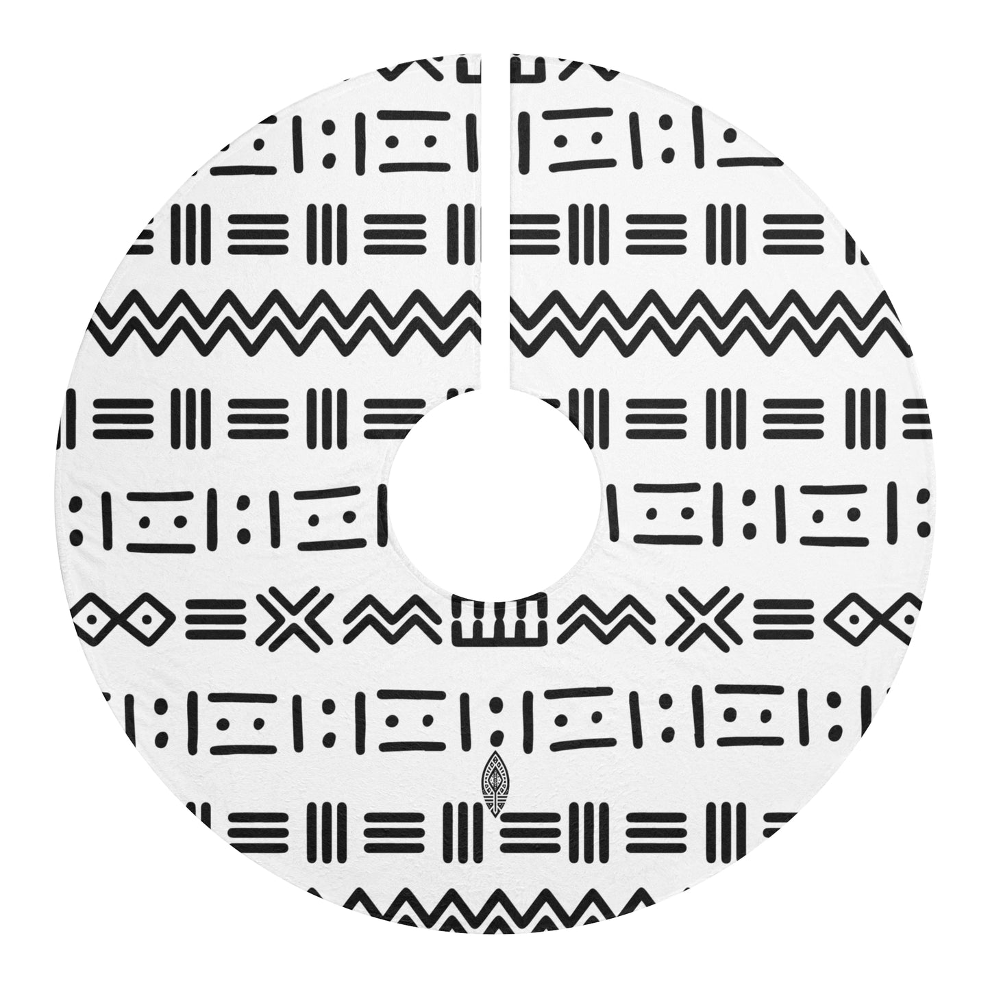 Tree Skirts - Geometric Mailian Mudcloth Print #3