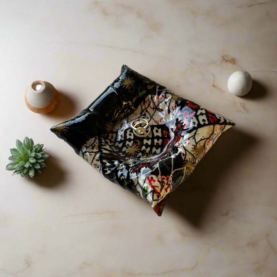 Nambili Pillow Stone Kente