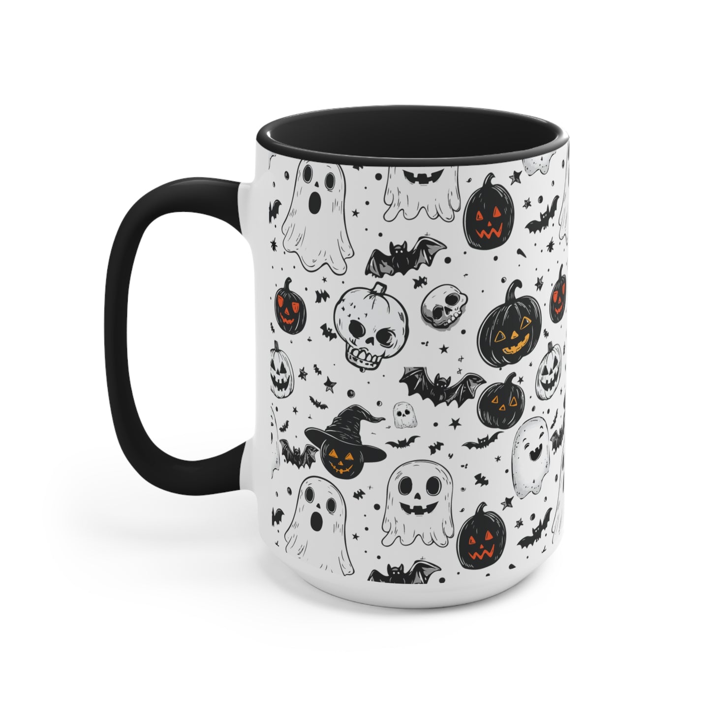Halloween Mug - Ghost, PumpkinWitch Design