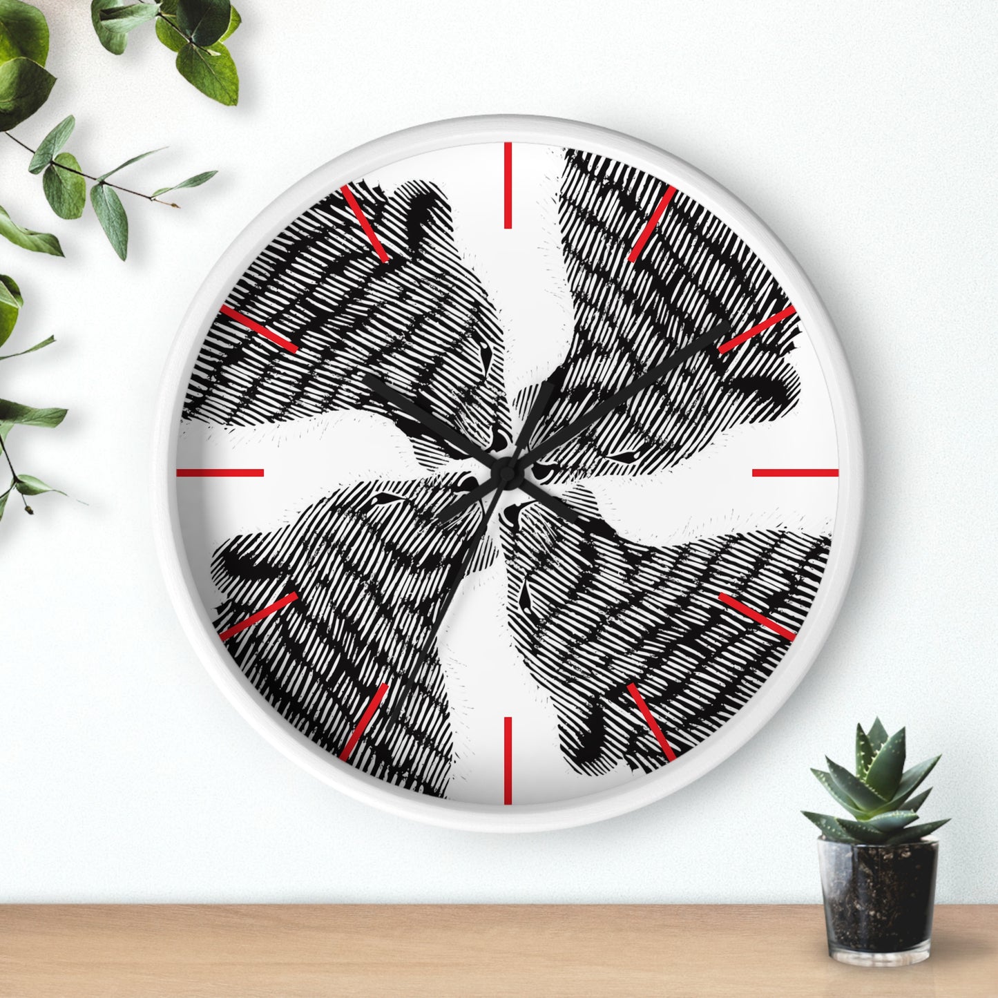 HoN 'Big Cats' Wall Clock