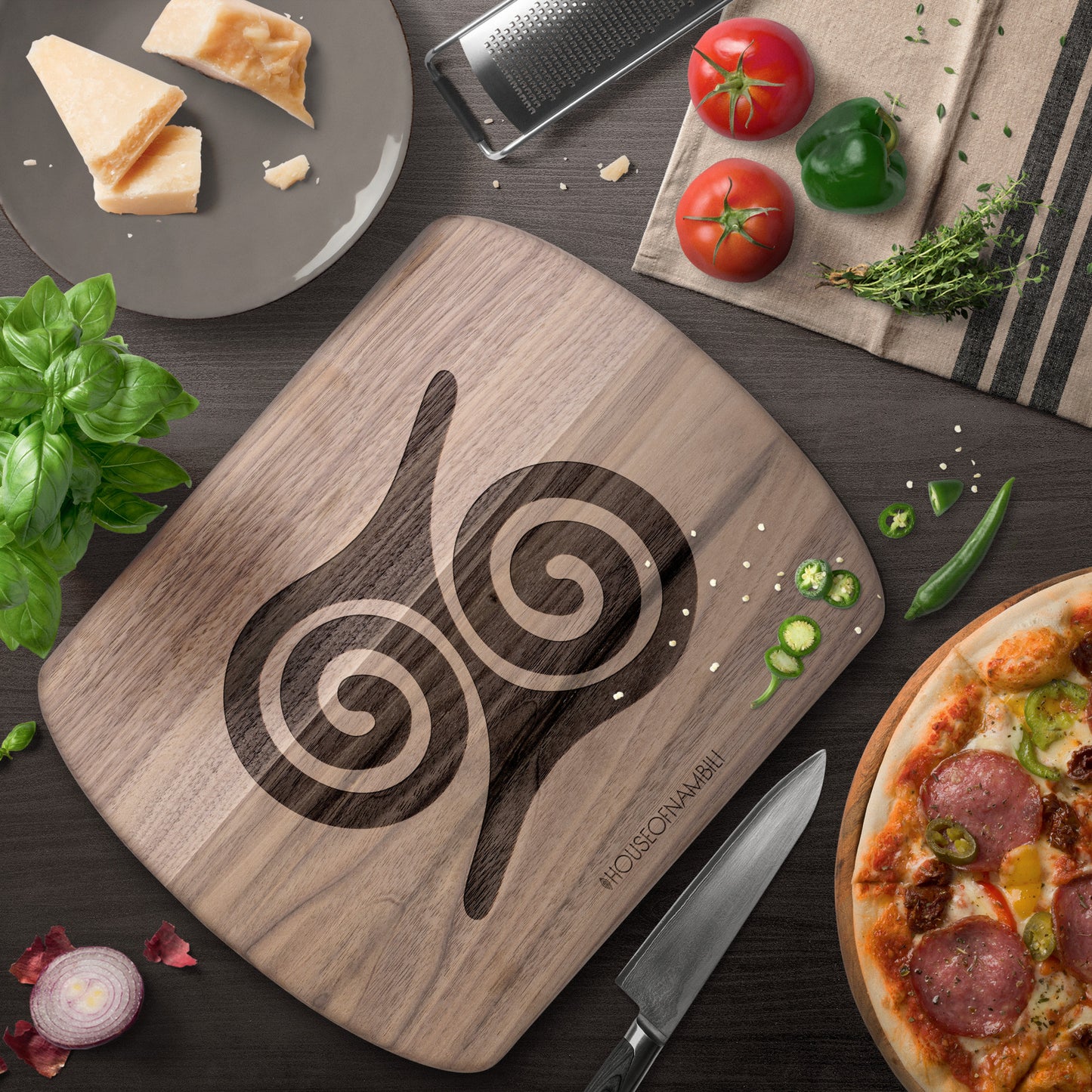 Adinkra Cutting Board - Gyawu Atiko