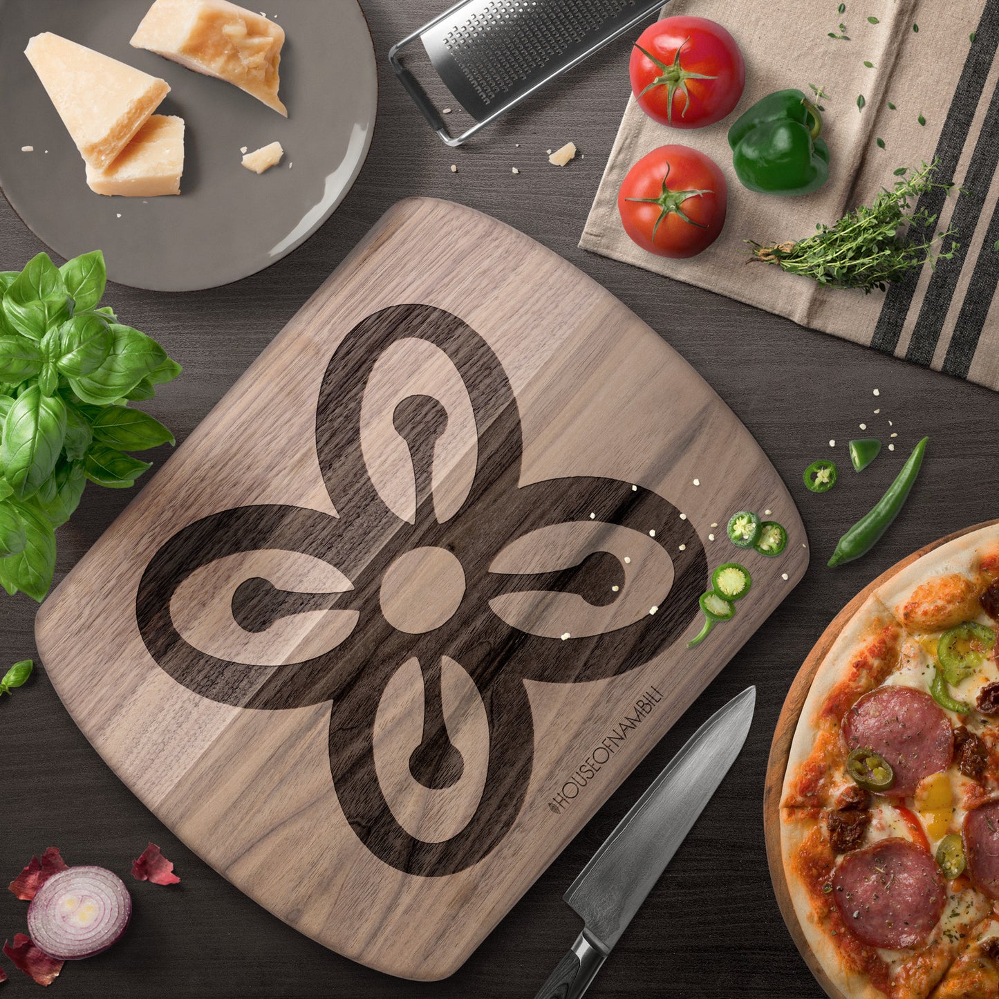 Adinkra Cutting Board - Bese Saka