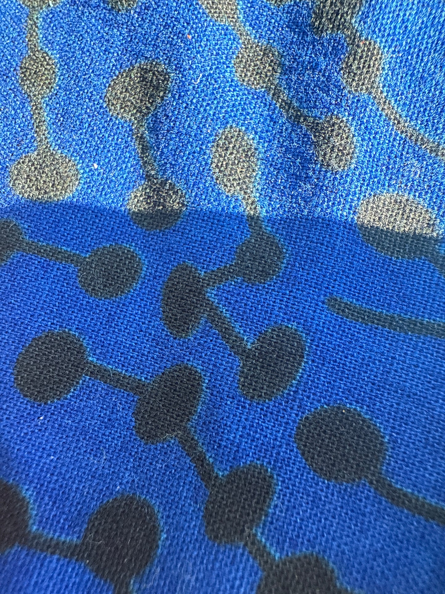SewFresh Wax Print Laces - Blue/White