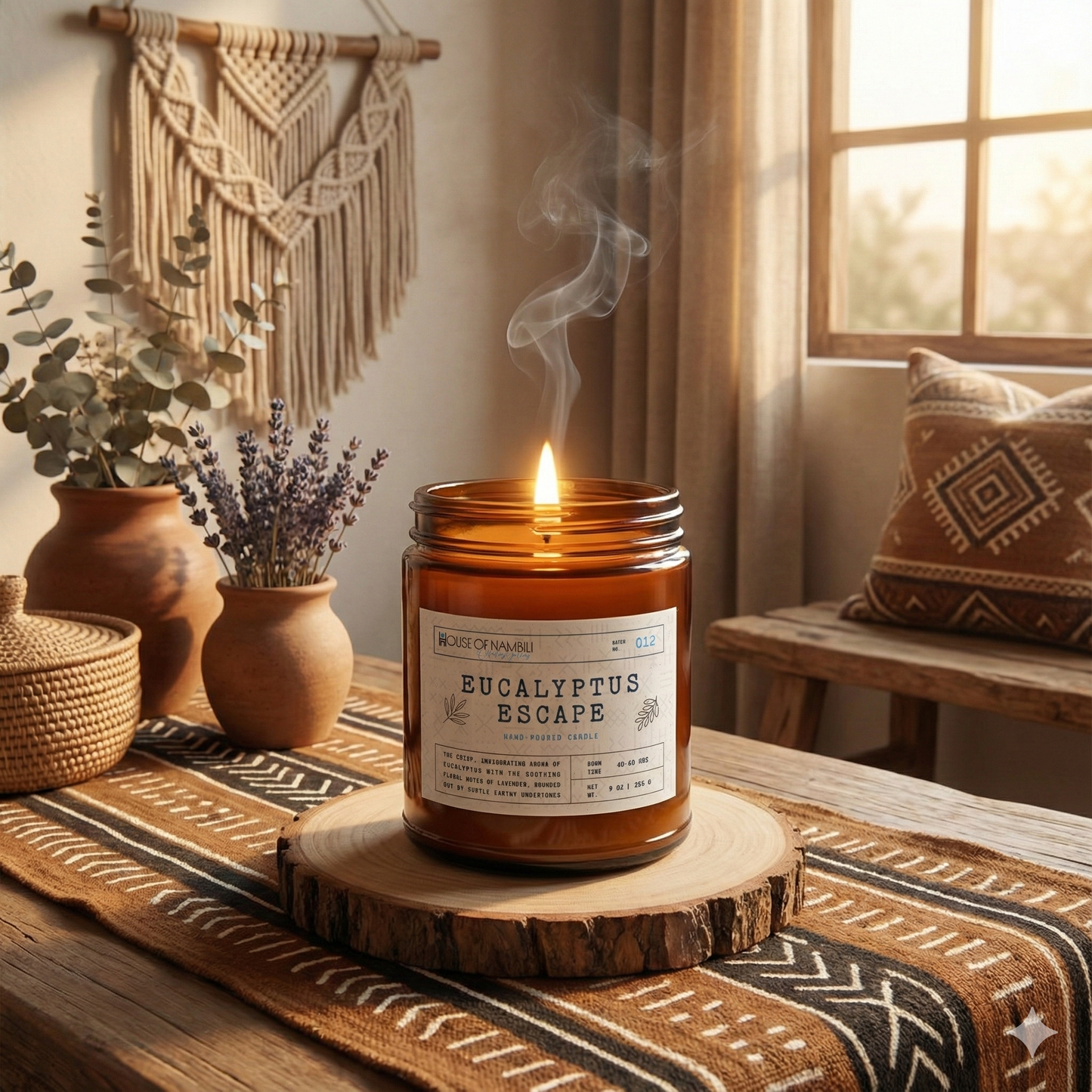 Eucalyptus Escape Premium Soy Candle