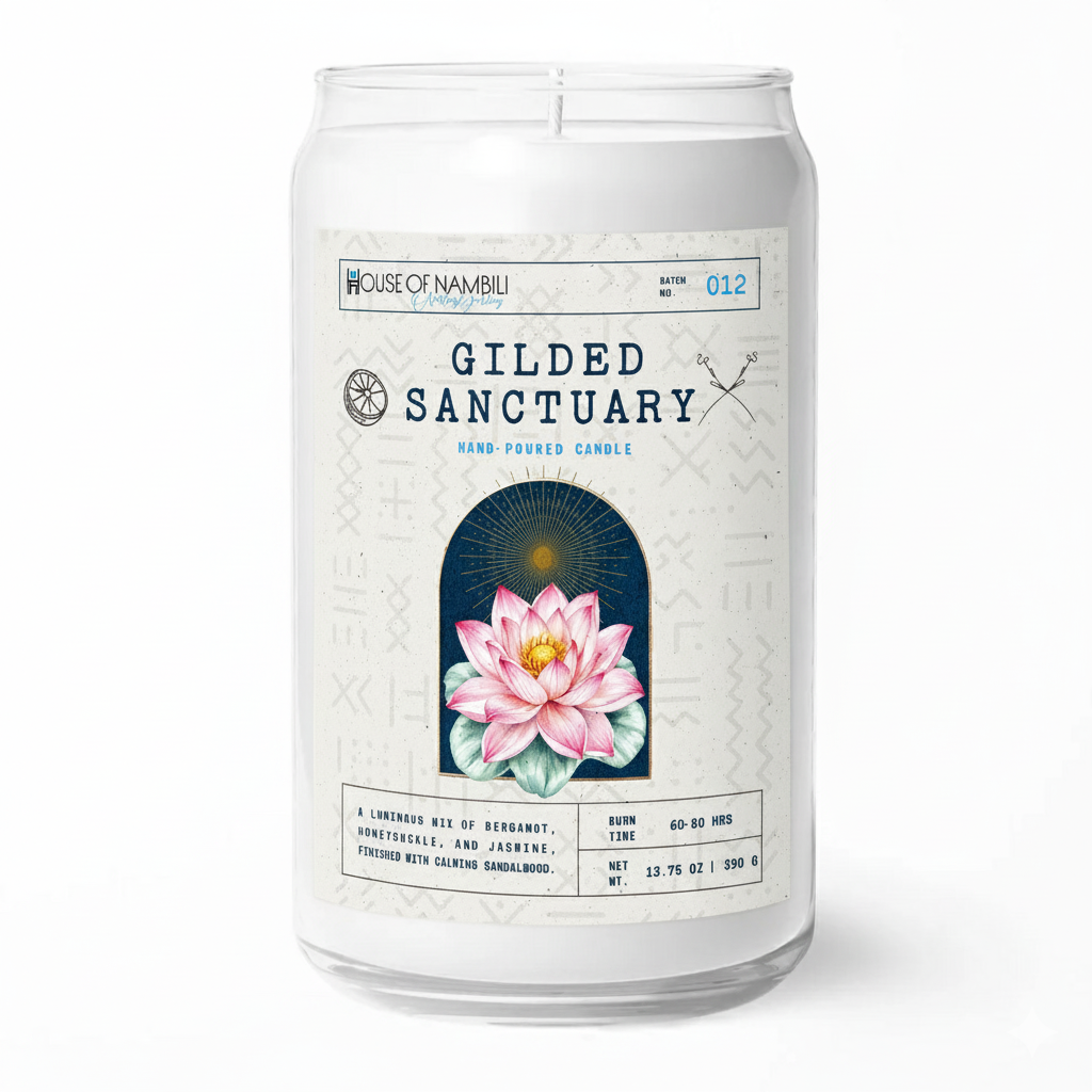 Gilded Sanctuary Premium Soy Candle - XL