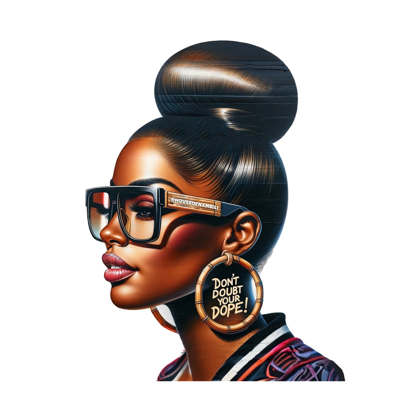 'Doubt Your Dope' Sticker Hoodie