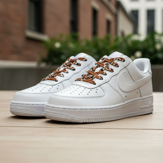 SewFresh Wax Print Laces - Brown/Black/White