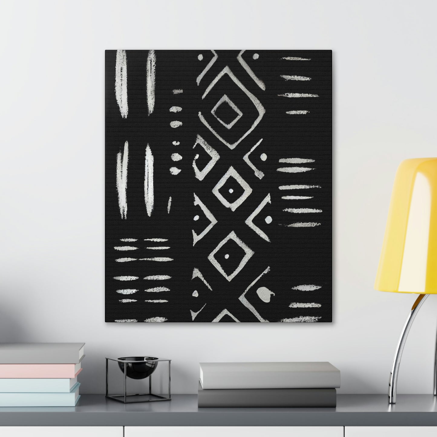 HoN Abstract Canvas B&W #6
