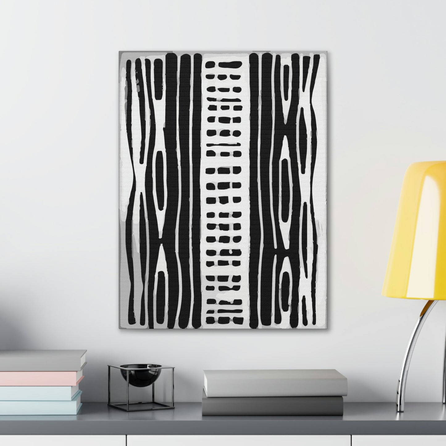 HoN Abstract Canvas B&W #3