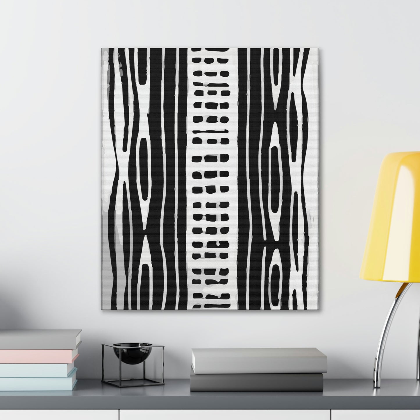 HoN Abstract Canvas B&W #3