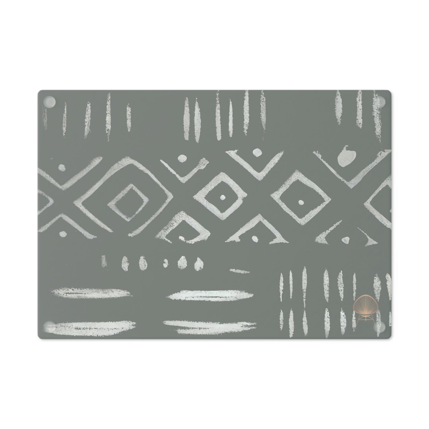Bogolanfini Glass Chopping Block - 4