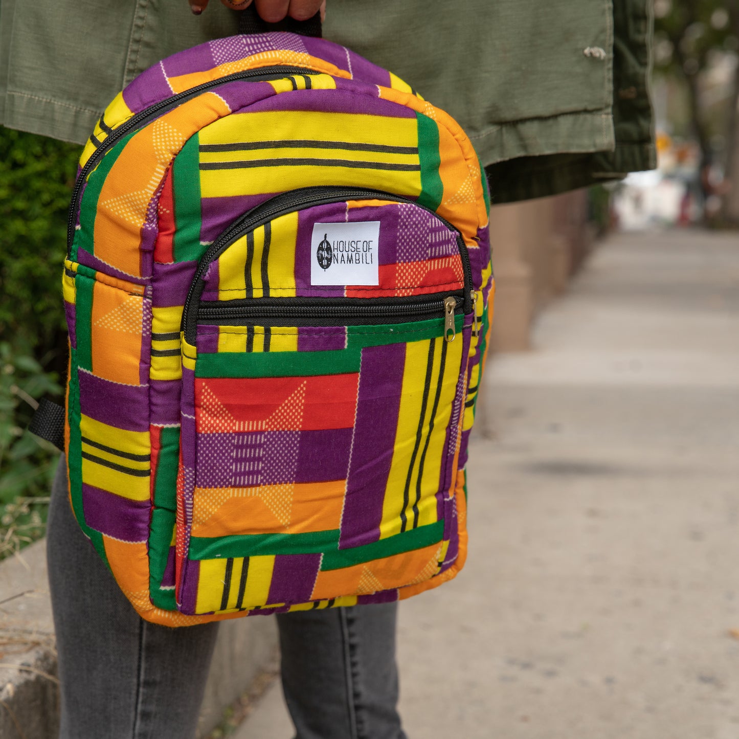 #HoN African Print Backpack - Small - House Of Nambili