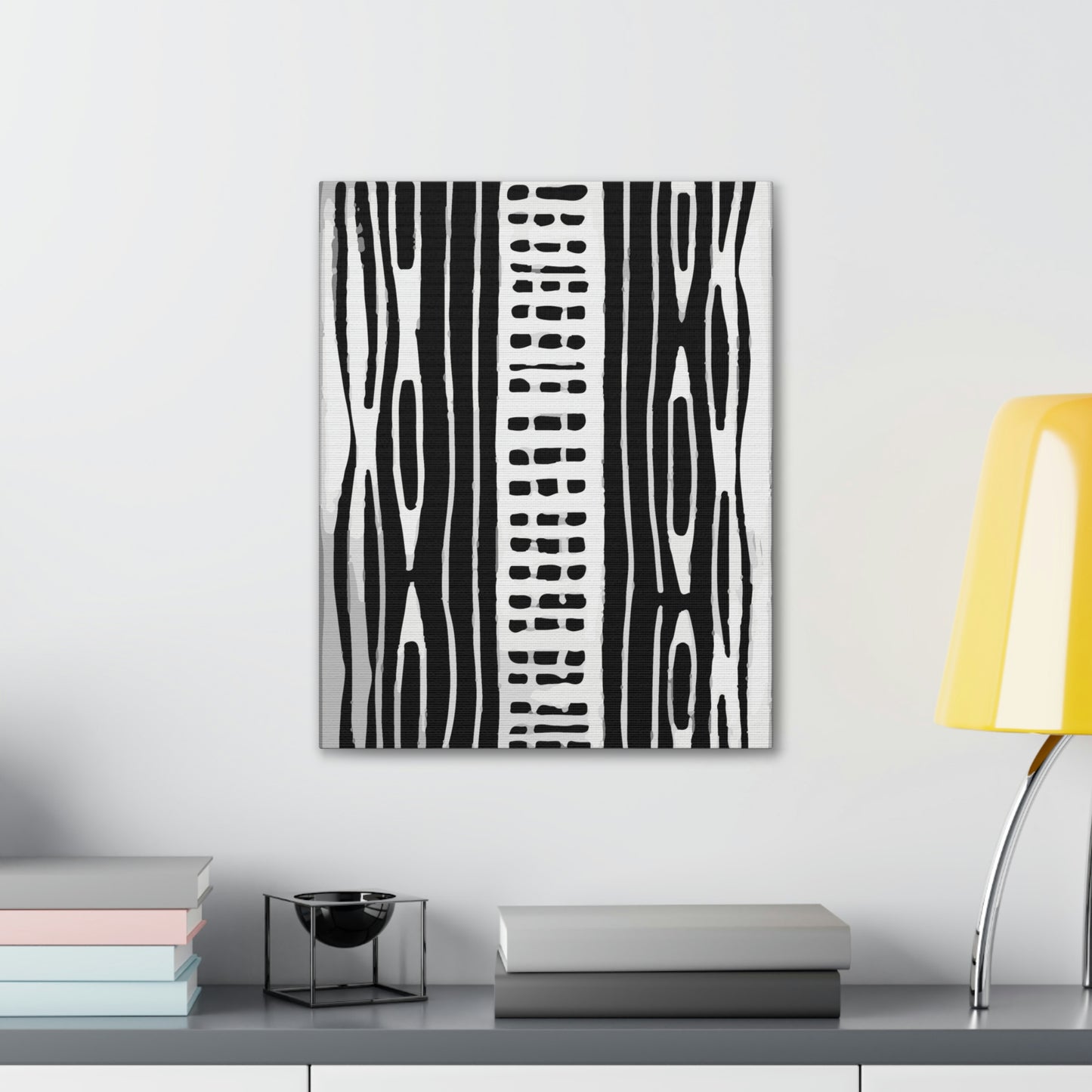 HoN Abstract Canvas B&W #3