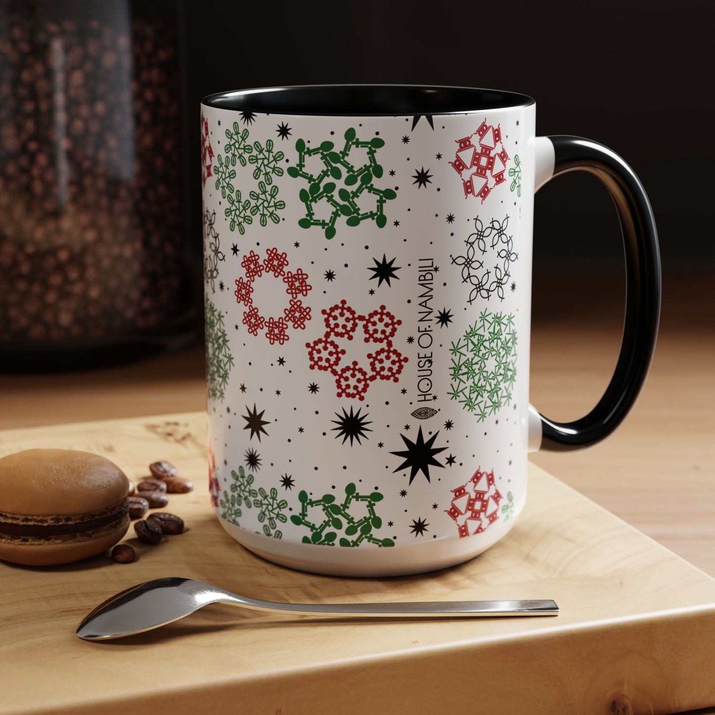 Kwanzaa Snowflake 15oz Mug