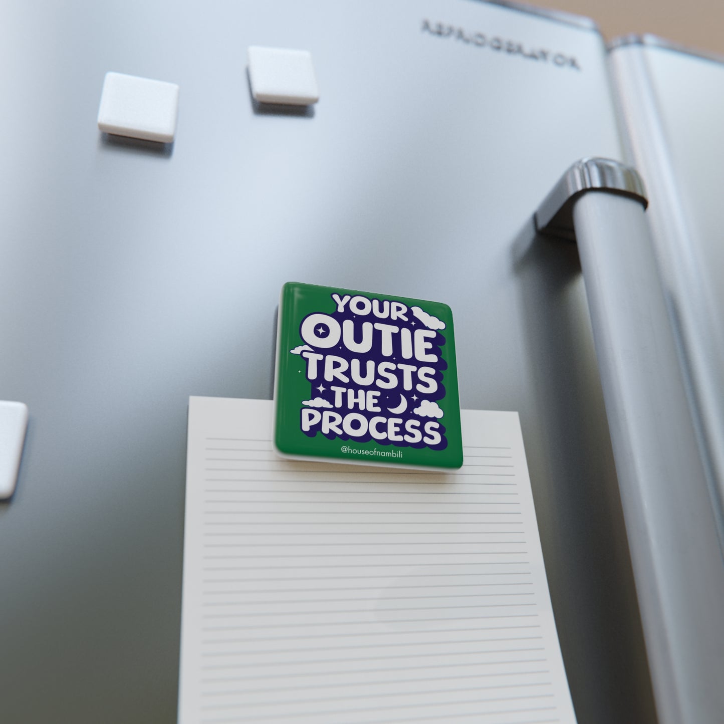 Ms. Casey’s Wellness Collection: 'Your Outie Trusts the Process' Affirmation Magnet