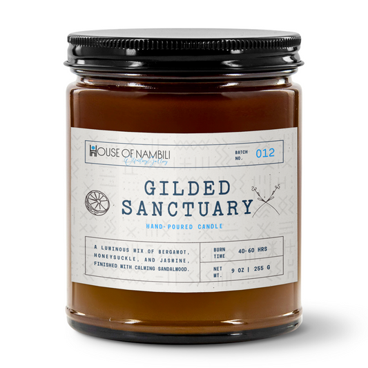 Gilded Sanctuary Premium Soy Candle