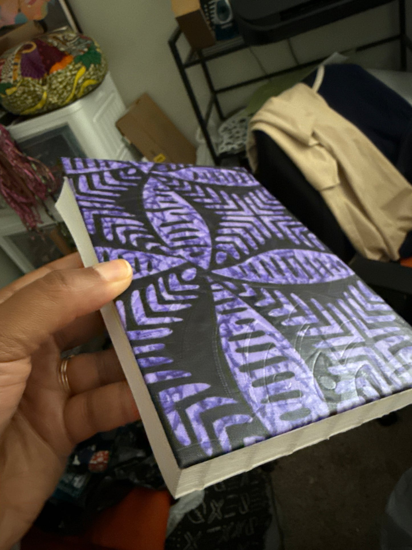 Handmade Wax Print Sketchbook