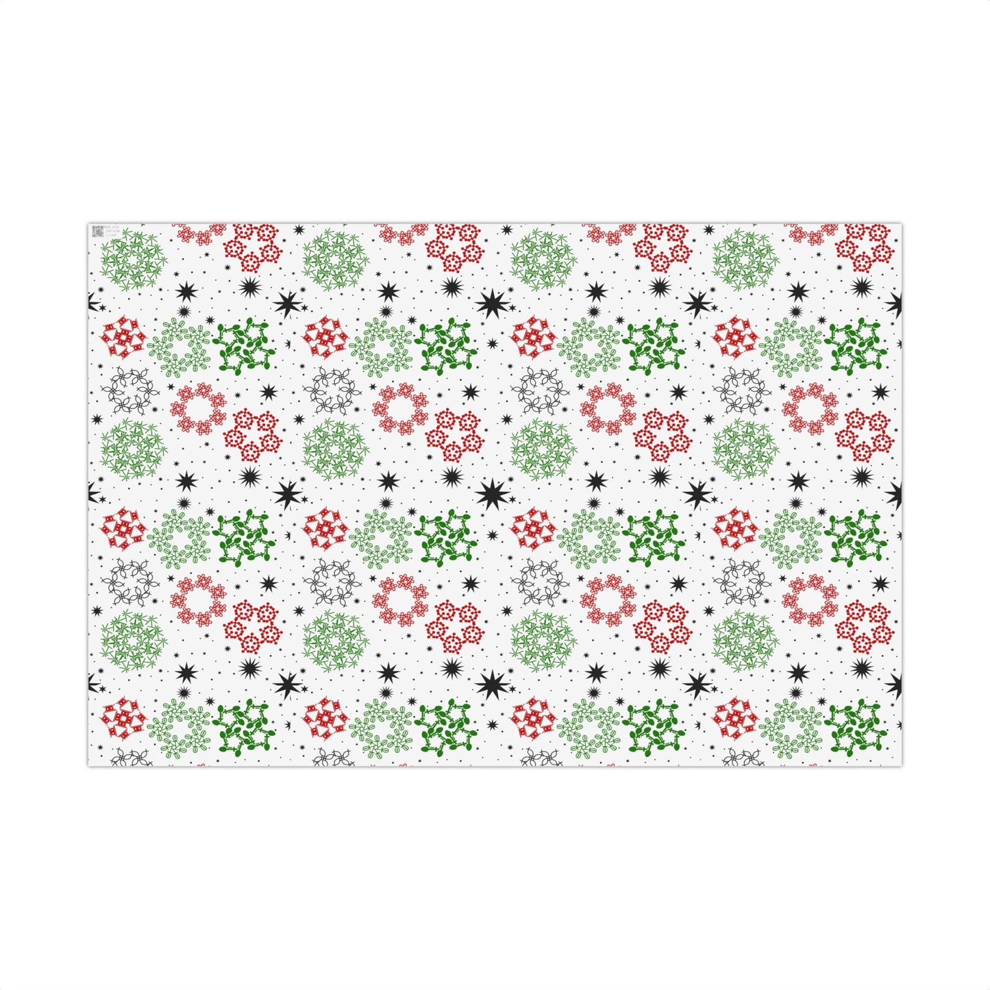 Kwanzaa Snowflakes Wrapping Paper