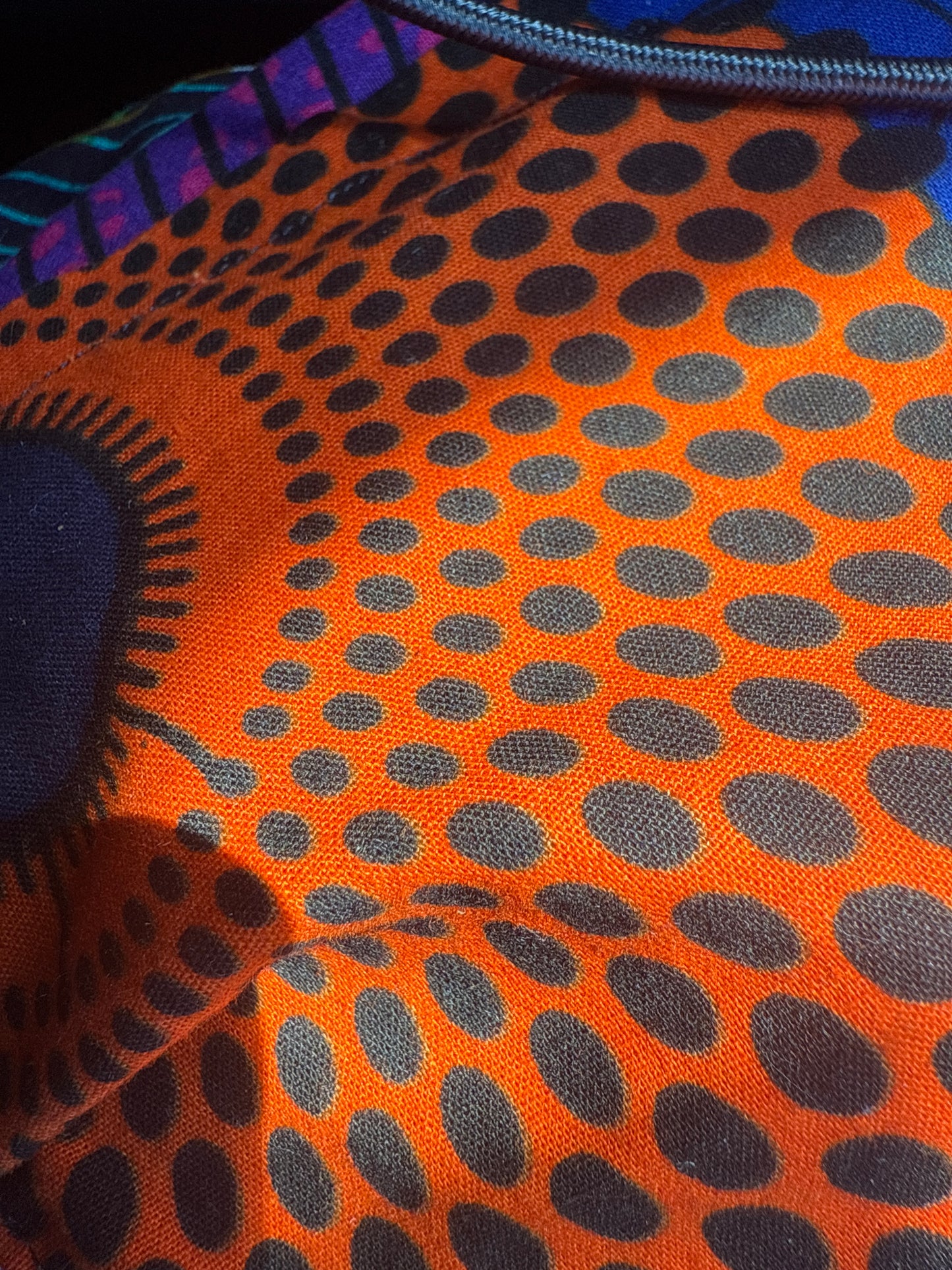 SewFresh Wax Print Laces - Green/Yellow/Orange