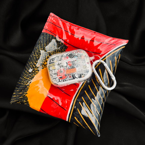 Nambili Pillow Stone - Red/Black/Yellow