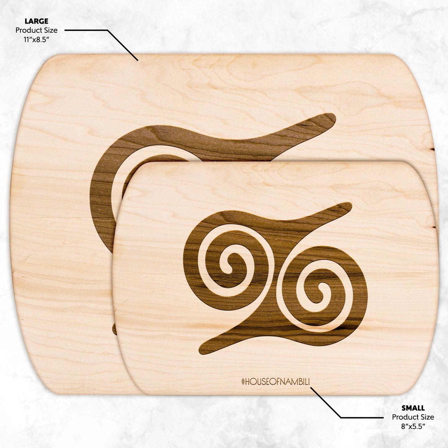 Adinkra Cutting Board - Gyawu Atiko