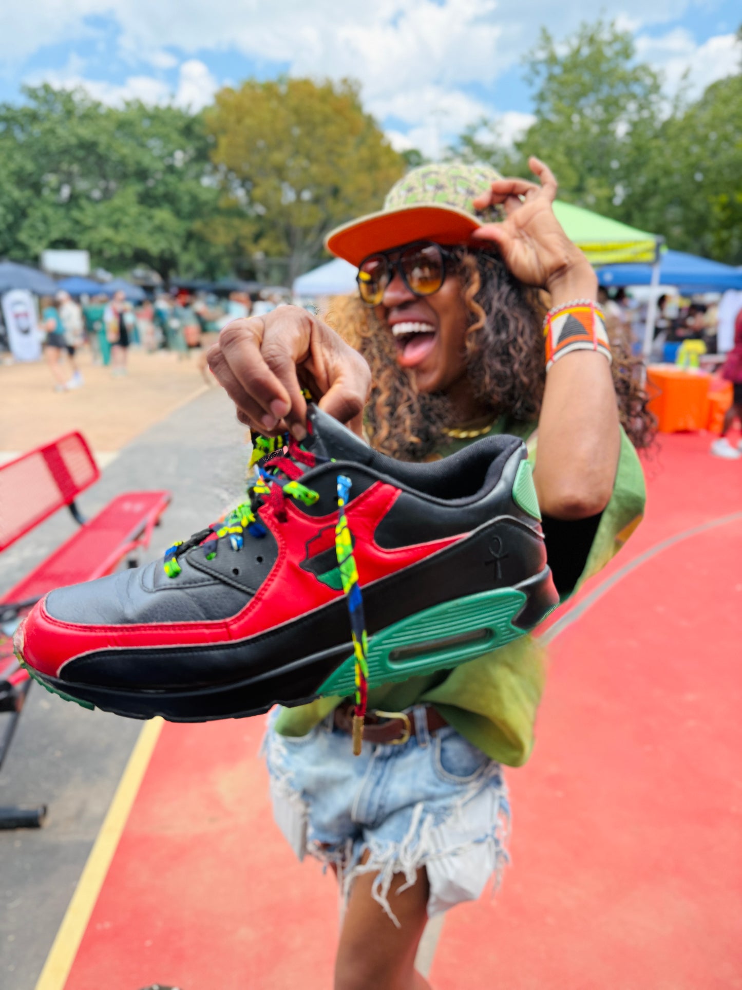 SewFresh Wax Print Laces - Red