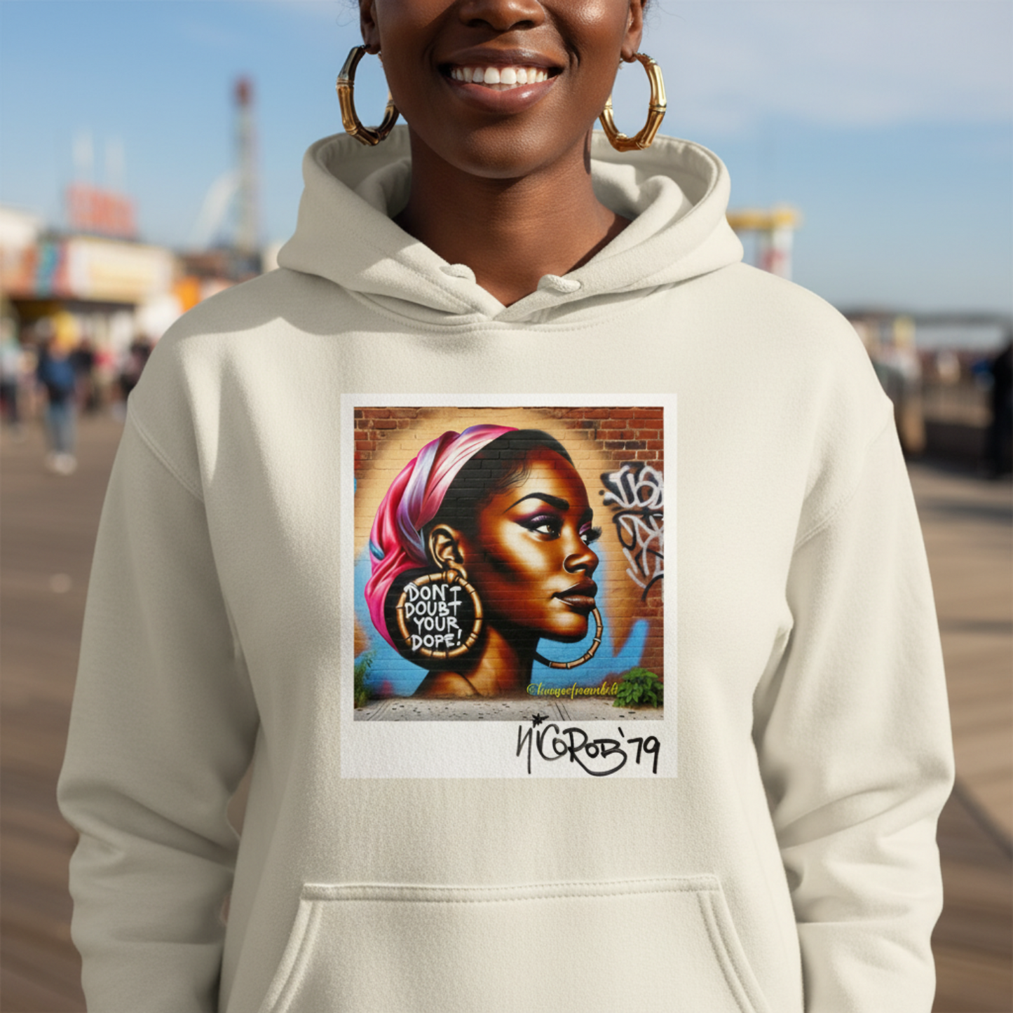 'Doubt Your Dope' Polaroid Hoodie