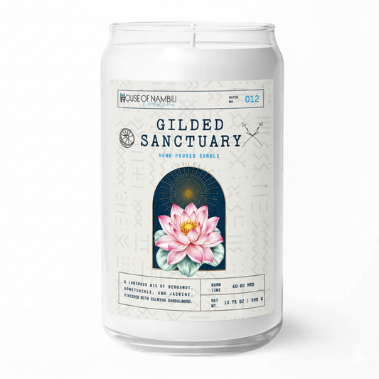 Gilded Sanctuary Premium Soy Candle - XL