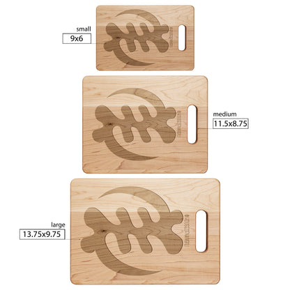 HoN Adinkra Maple Cutting Board - Gye Nyame