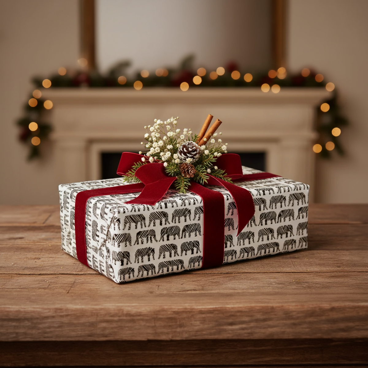 HoN's Elephant Parade Gift Wrap Paper