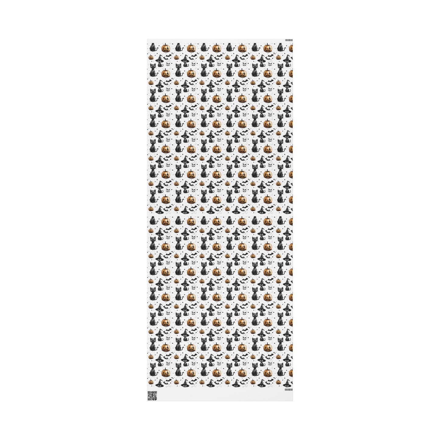 Halloween Wrapping Papers - Spooky Pumpkins and Cats Design