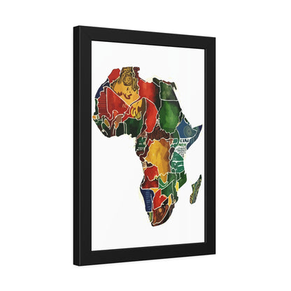 Framed Africa Abstract Posters