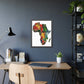 Framed Africa Abstract Posters