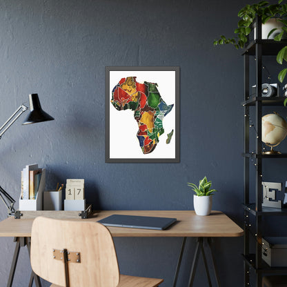 Framed Africa Abstract Posters