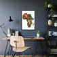 Framed Africa Abstract Posters