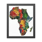 Framed Africa Abstract Posters