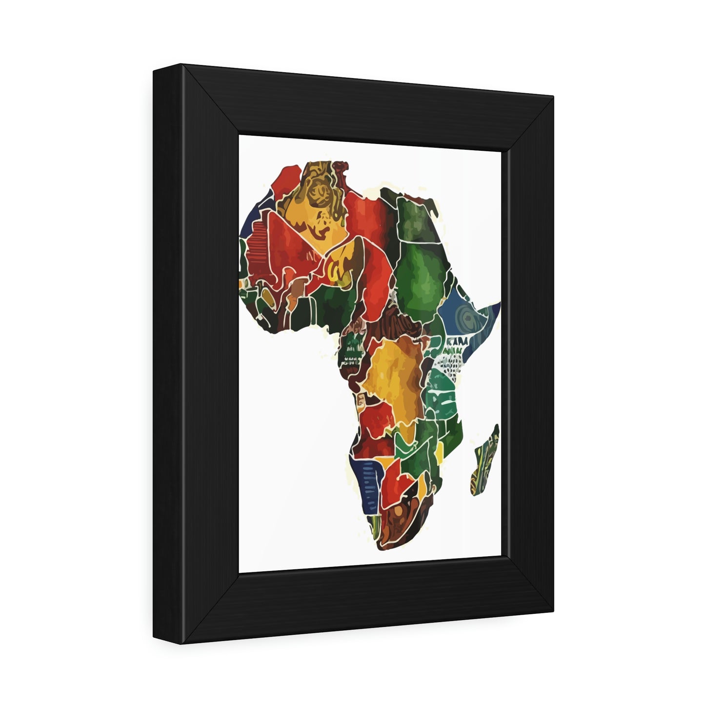 Framed Africa Abstract Posters
