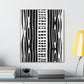 HoN Abstract Canvas B&W #3