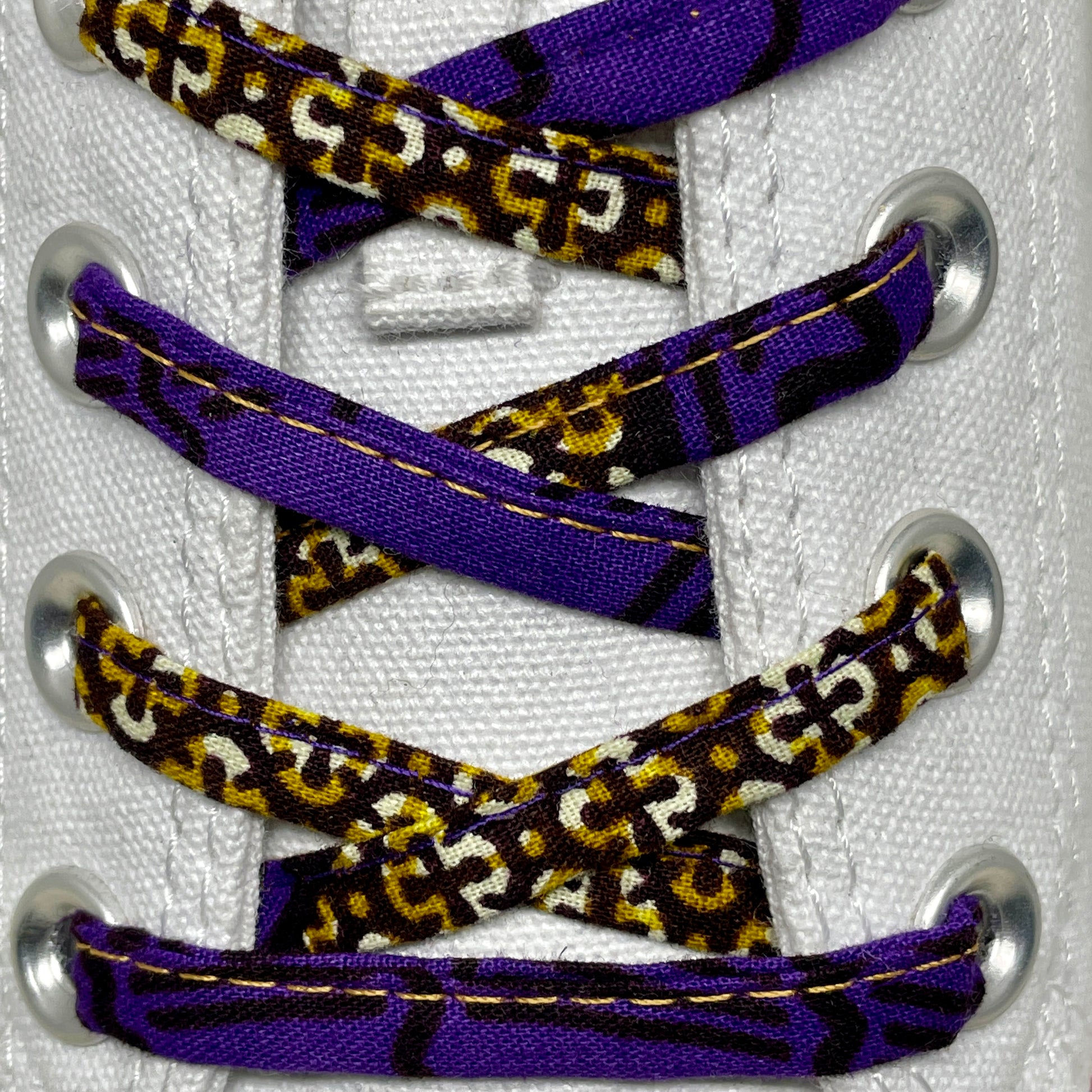 Amahle Wax Print Laces - Purple/Olive/Gold - House Of Nambili