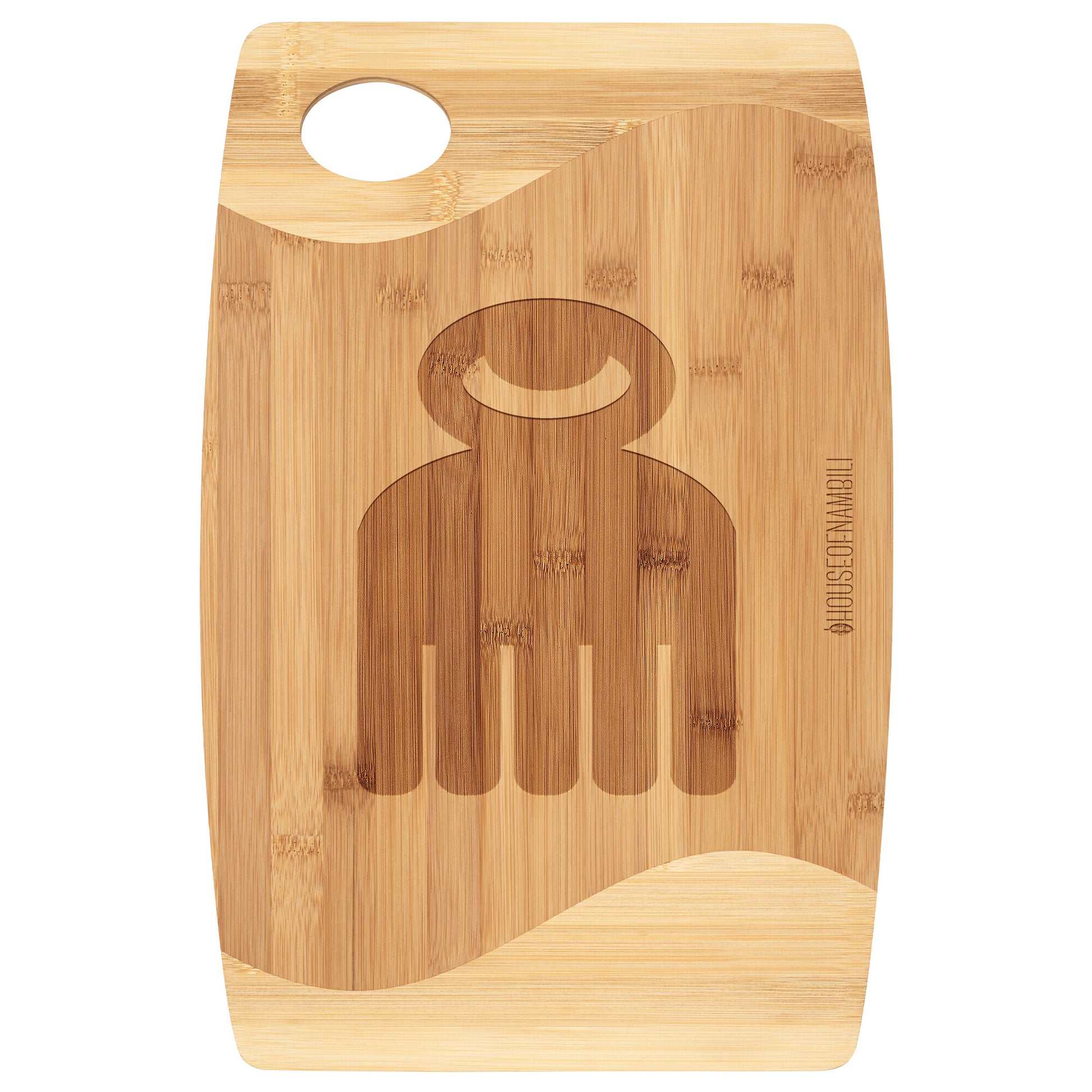 HoN Adinkra Bamboo Cutting Board - Beauty - House Of Nambili